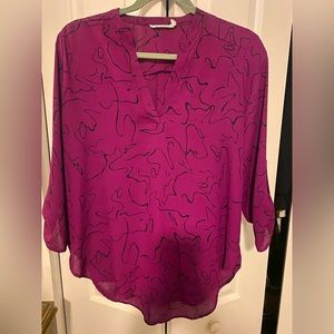 Stitch Fix / Lush - WarRen Split Neck Blouse